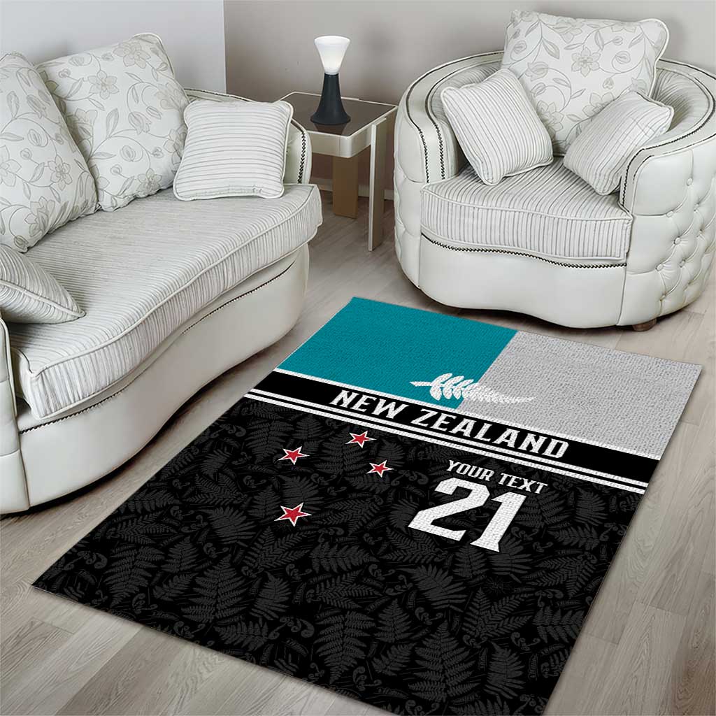 Custom NZ Cricket Pride Area Rug Silver Fern Fan Supporter Apparel - Aussie Hoodie