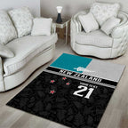 Custom NZ Cricket Pride Area Rug Silver Fern Fan Supporter Apparel - Aussie Hoodie