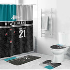 Custom NZ Cricket Pride Bathroom Set Silver Fern Fan Supporter Apparel - Aussie Hoodie