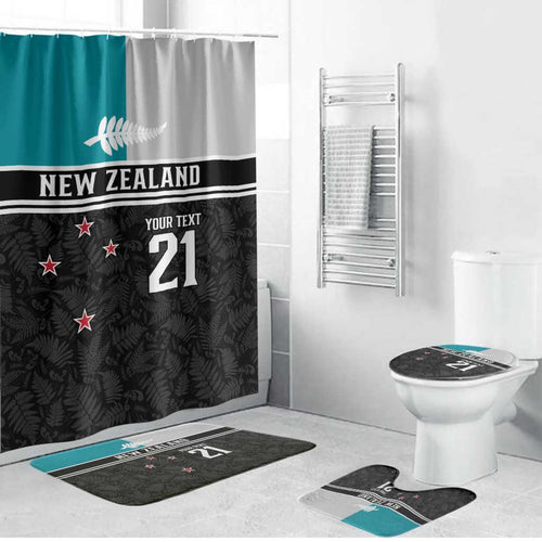 Custom NZ Cricket Pride Bathroom Set Silver Fern Fan Supporter Apparel - Aussie Hoodie
