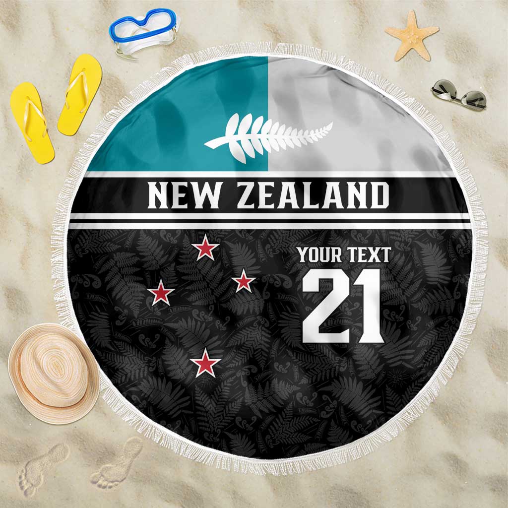 Custom NZ Cricket Pride Beach Blanket Silver Fern Fan Supporter Apparel - Aussie Hoodie