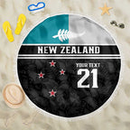 Custom NZ Cricket Pride Beach Blanket Silver Fern Fan Supporter Apparel - Aussie Hoodie