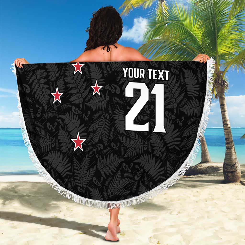 Custom NZ Cricket Pride Beach Blanket Silver Fern Fan Supporter Apparel - Aussie Hoodie