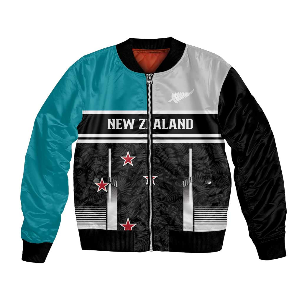 Custom NZ Cricket Pride Bomber Jacket Silver Fern Fan Supporter Apparel - Aussie Hoodie