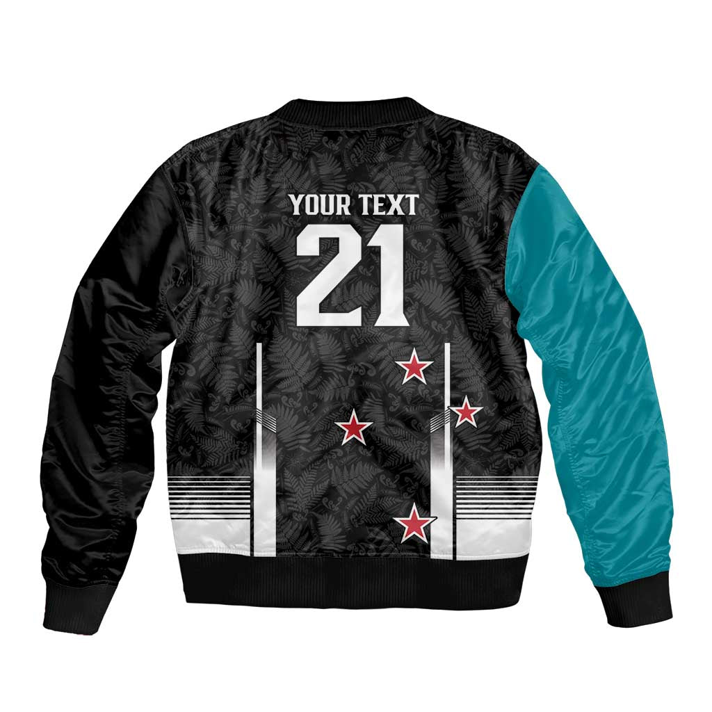 Custom NZ Cricket Pride Bomber Jacket Silver Fern Fan Supporter Apparel - Aussie Hoodie