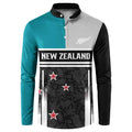 Custom NZ Cricket Pride Button Sweatshirt Silver Fern Fan Supporter Apparel - Aussie Hoodie