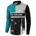Custom NZ Cricket Pride Button Sweatshirt Silver Fern Fan Supporter Apparel - Aussie Hoodie