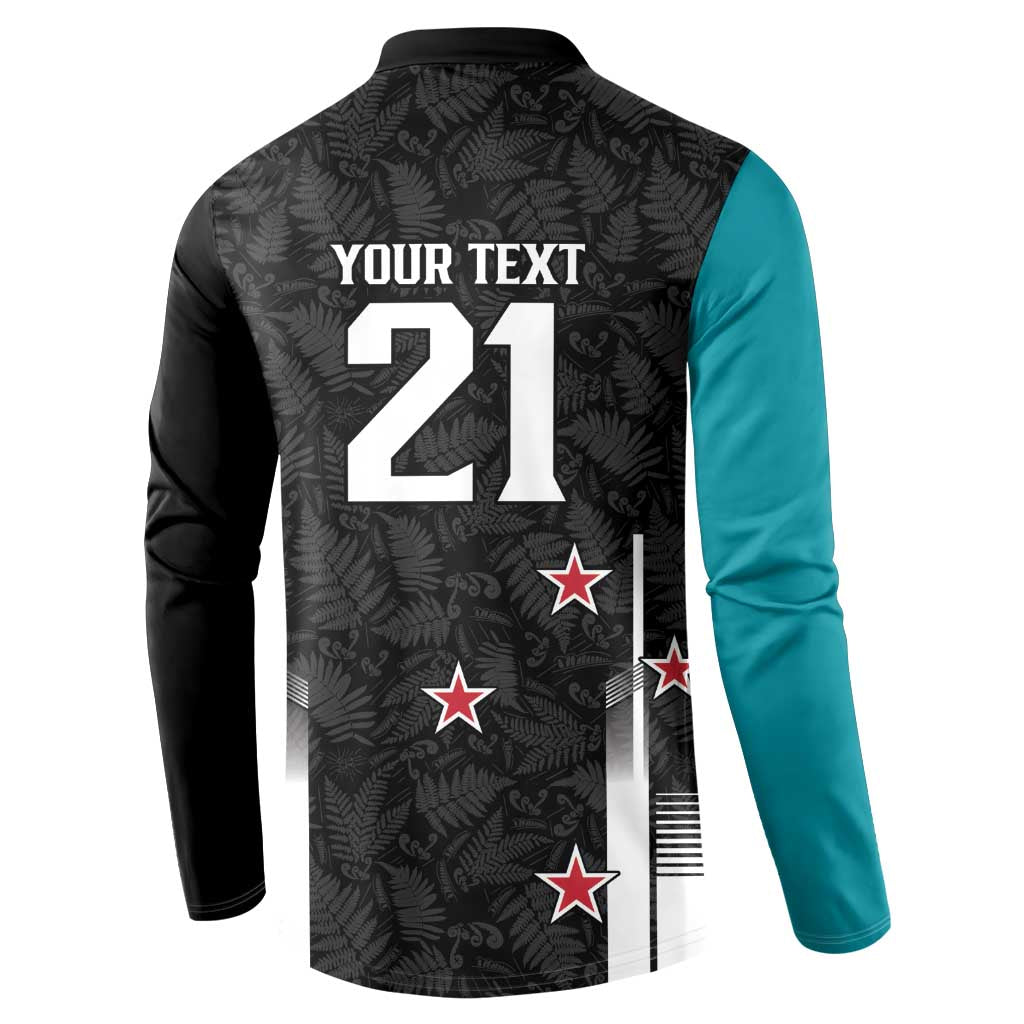 Custom NZ Cricket Pride Button Sweatshirt Silver Fern Fan Supporter Apparel - Aussie Hoodie