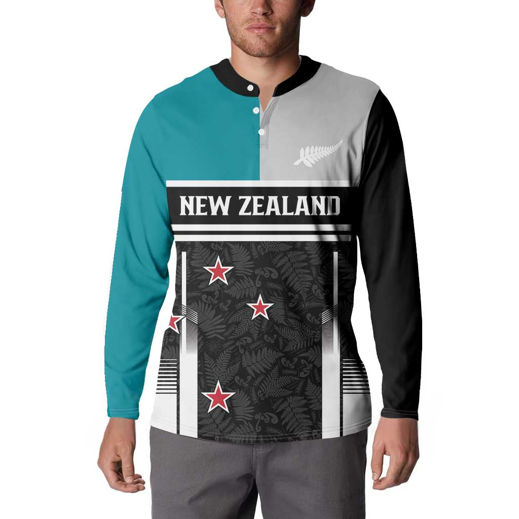 Custom NZ Cricket Pride Button Sweatshirt Silver Fern Fan Supporter Apparel - Aussie Hoodie