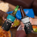Custom NZ Cricket Pride 4 in 1 Can Cooler Tumbler Silver Fern Fan Supporter Apparel - Aussie Hoodie