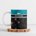 Custom NZ Cricket Pride Ceramic Mug Silver Fern Fan Supporter Apparel - Aussie Hoodie