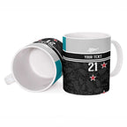 Custom NZ Cricket Pride Ceramic Mug Silver Fern Fan Supporter Apparel - Aussie Hoodie