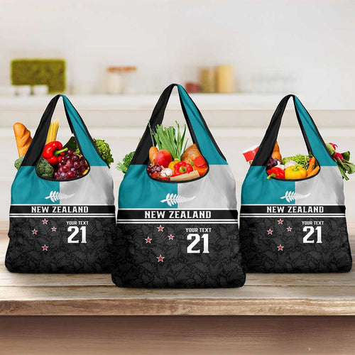 Custom NZ Cricket Pride Grocery Bag Silver Fern Fan Supporter Apparel - Aussie Hoodie