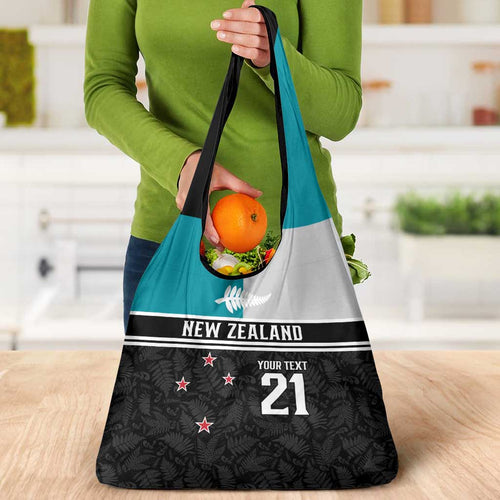 Custom NZ Cricket Pride Grocery Bag Silver Fern Fan Supporter Apparel - Aussie Hoodie