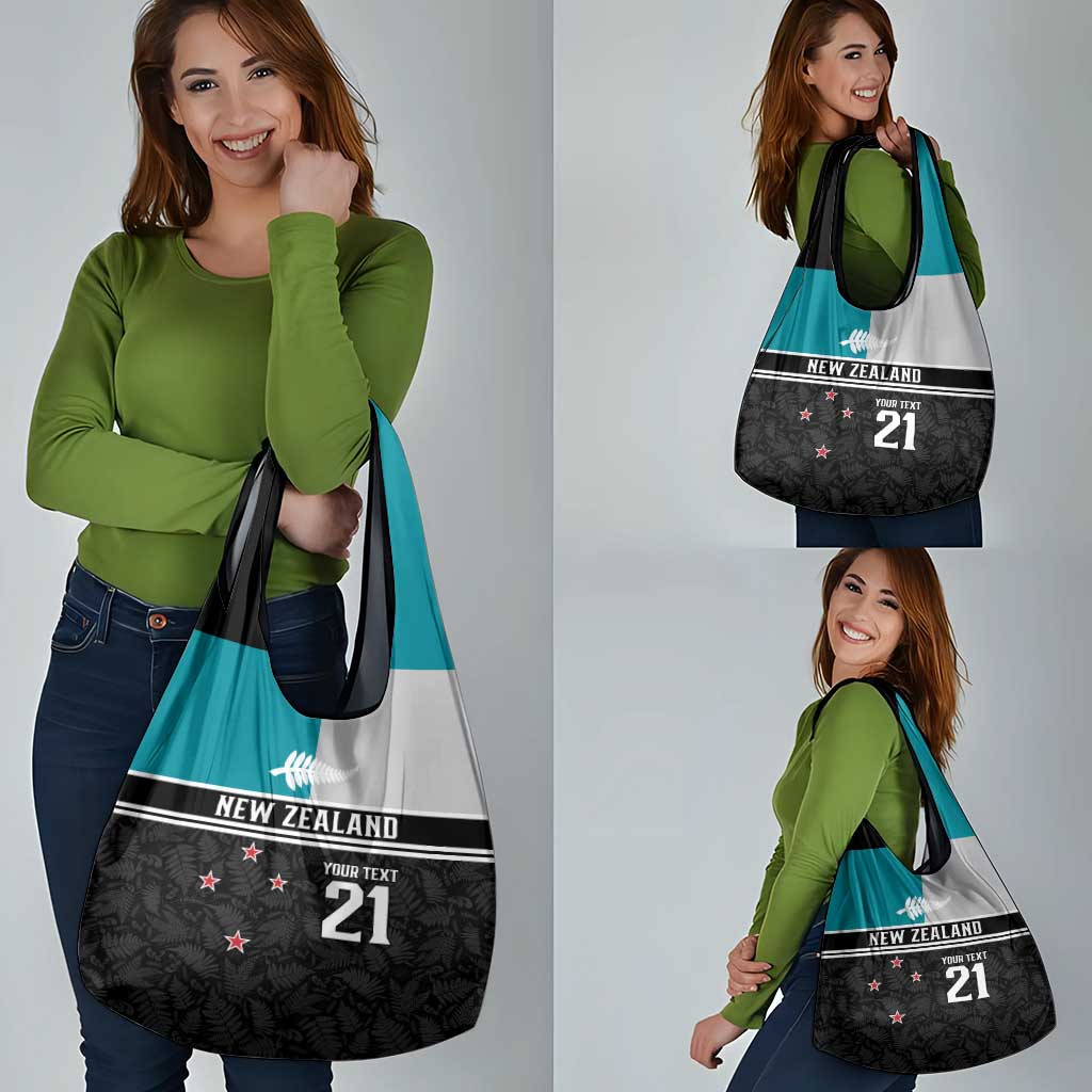 Custom NZ Cricket Pride Grocery Bag Silver Fern Fan Supporter Apparel - Aussie Hoodie