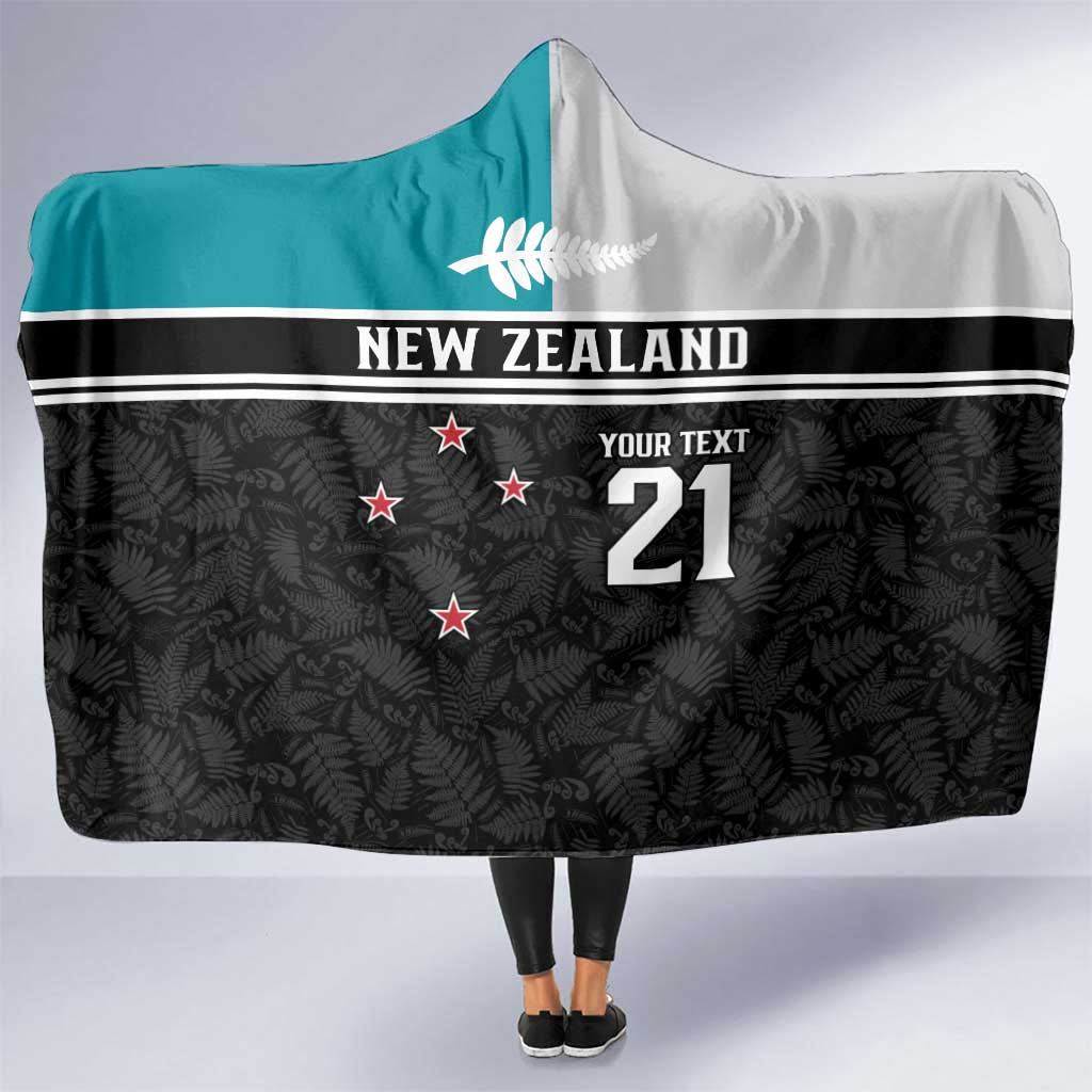 Custom NZ Cricket Pride Hooded Blanket Silver Fern Fan Supporter Apparel - Aussie Hoodie
