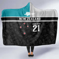 Custom NZ Cricket Pride Hooded Blanket Silver Fern Fan Supporter Apparel - Aussie Hoodie