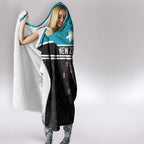 Custom NZ Cricket Pride Hooded Blanket Silver Fern Fan Supporter Apparel - Aussie Hoodie