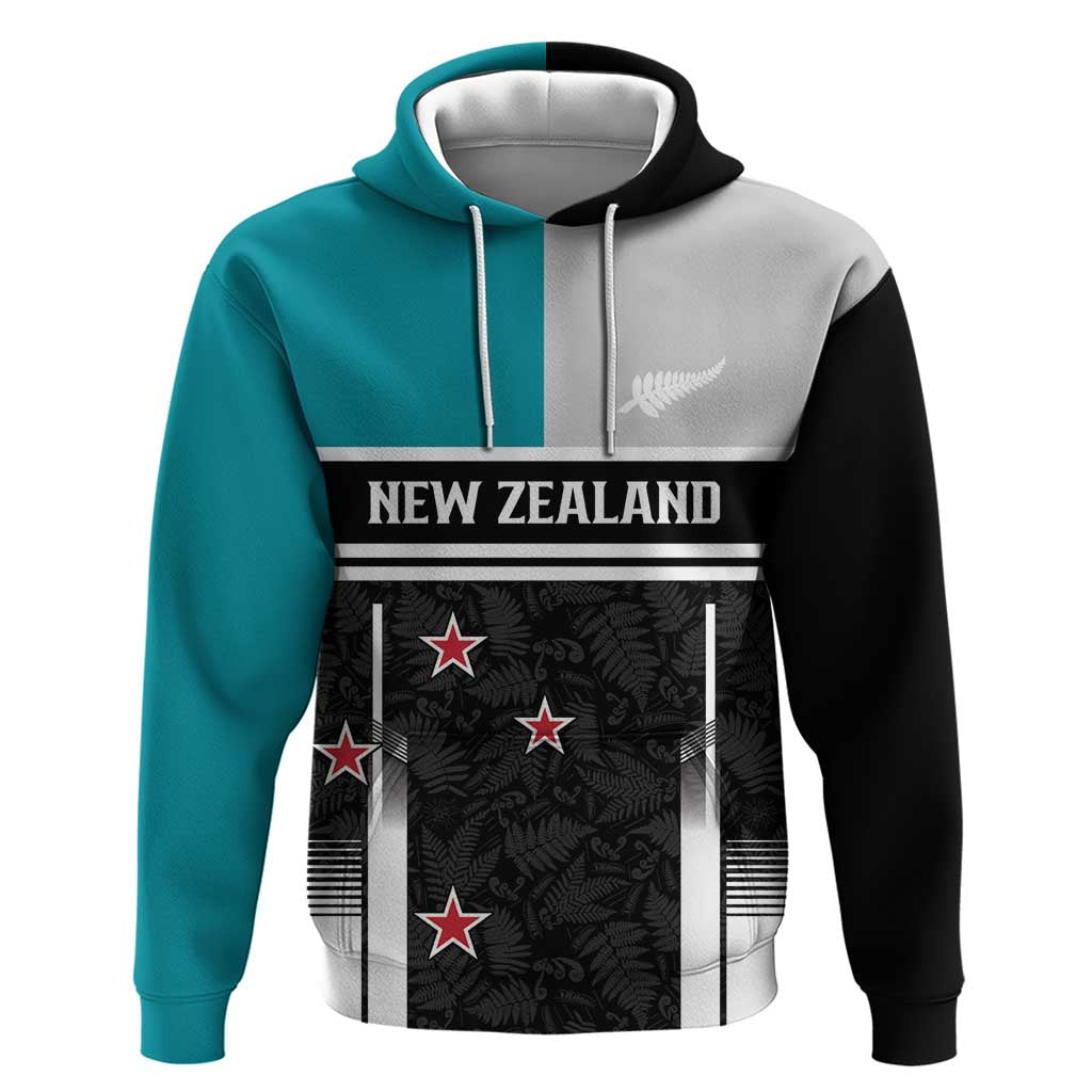 Custom NZ Cricket Pride Hoodie Silver Fern Fan Supporter Apparel - Aussie Hoodie