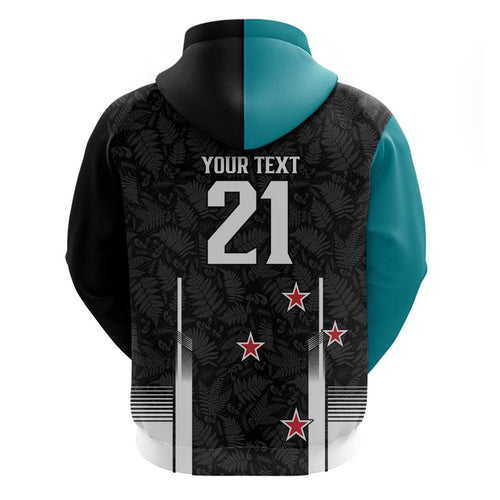 Custom NZ Cricket Pride Hoodie Silver Fern Fan Supporter Apparel - Aussie Hoodie