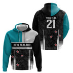 Custom NZ Cricket Pride Hoodie Silver Fern Fan Supporter Apparel - Aussie Hoodie