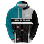 Custom NZ Cricket Pride Hoodie Silver Fern Fan Supporter Apparel - Aussie Hoodie