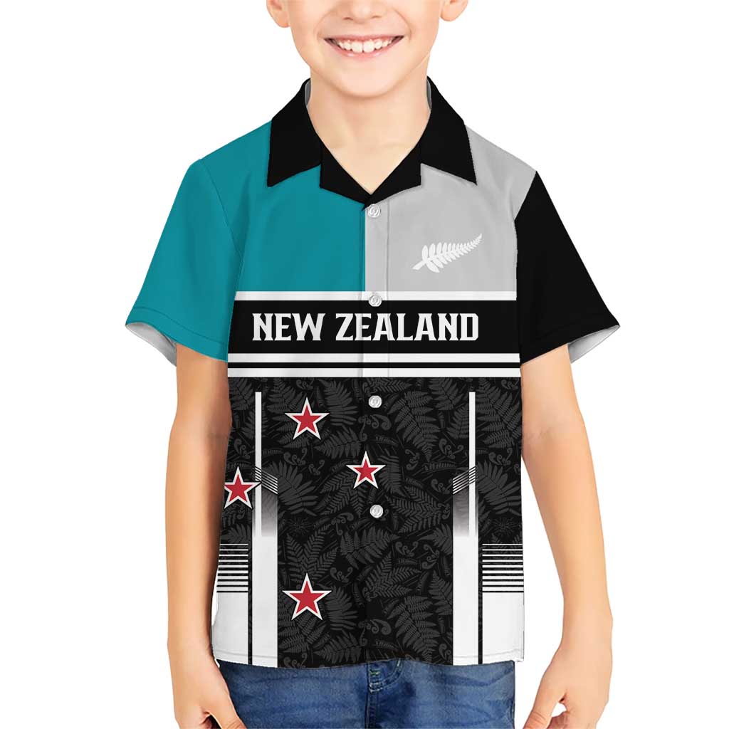 Custom NZ Cricket Pride Kid Hawaiian Shirt Silver Fern Fan Supporter Apparel - Aussie Hoodie