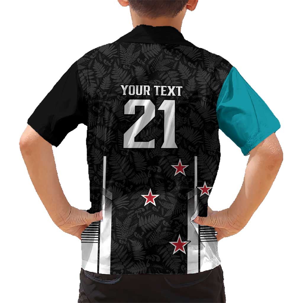 Custom NZ Cricket Pride Kid Hawaiian Shirt Silver Fern Fan Supporter Apparel - Aussie Hoodie