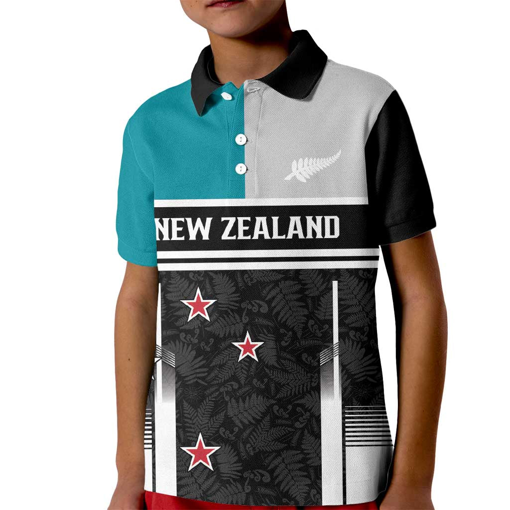Custom NZ Cricket Pride Kid Polo Shirt Silver Fern Fan Supporter Apparel - Aussie Hoodie
