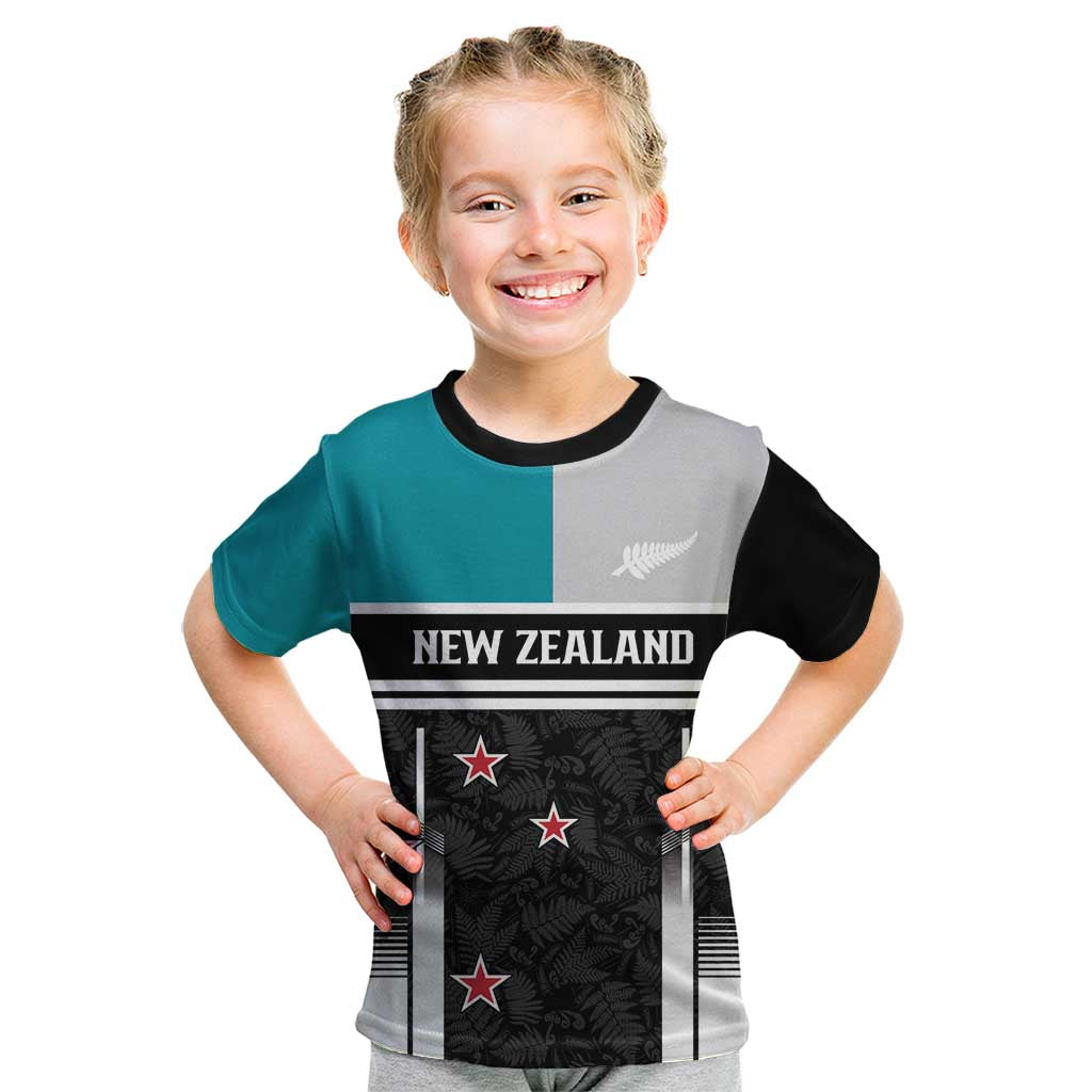 Custom NZ Cricket Pride Kid T Shirt Silver Fern Fan Supporter Apparel - Aussie Hoodie