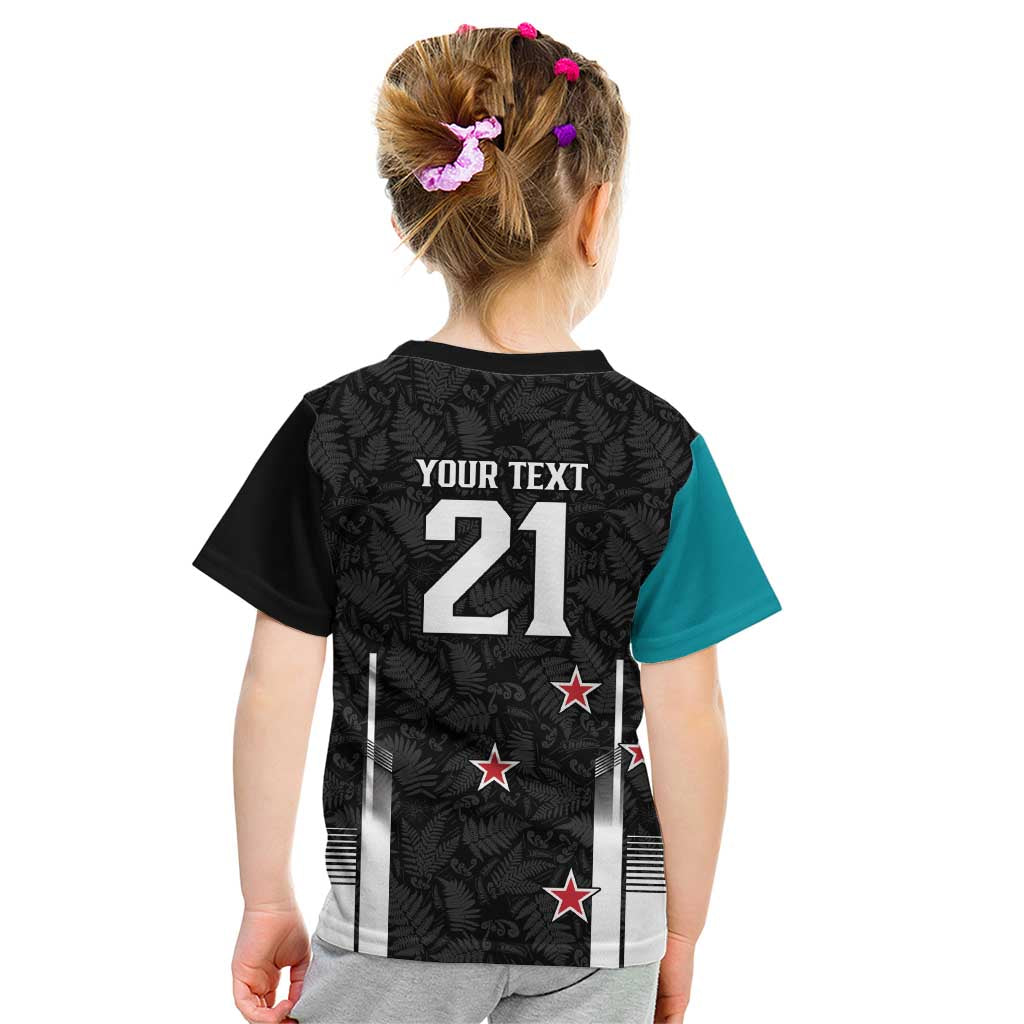 Custom NZ Cricket Pride Kid T Shirt Silver Fern Fan Supporter Apparel - Aussie Hoodie