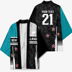 Custom NZ Cricket Pride Kimono Silver Fern Fan Supporter Apparel - Aussie Hoodie