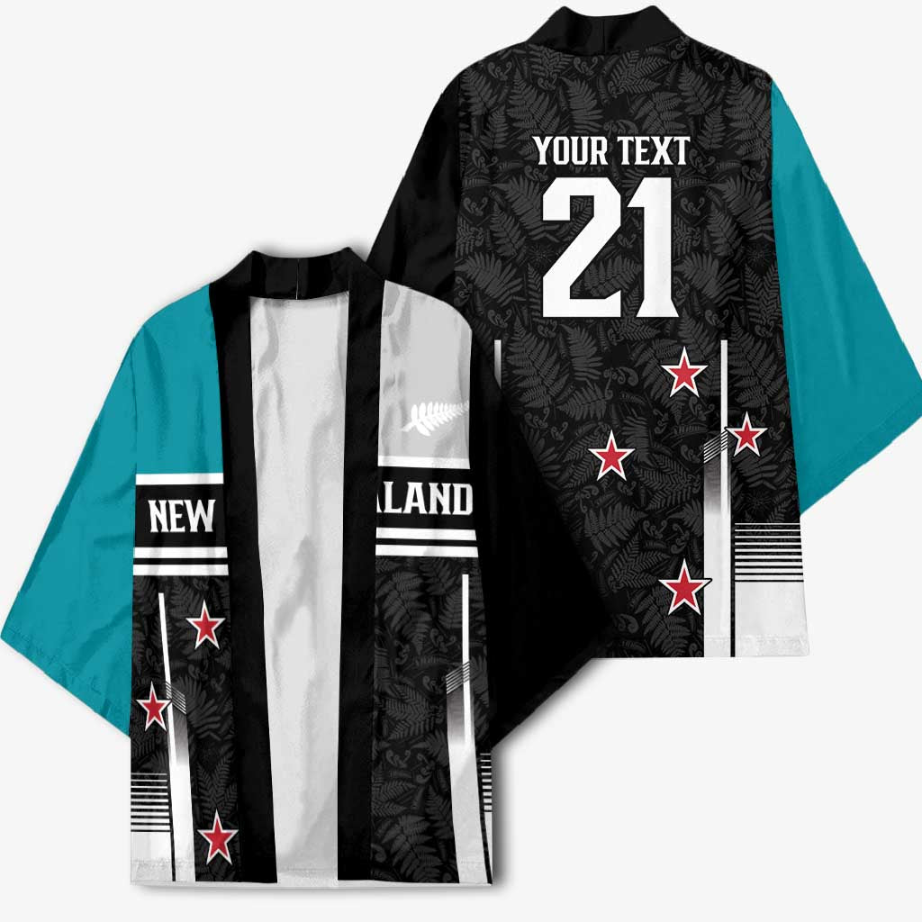 Custom NZ Cricket Pride Kimono Silver Fern Fan Supporter Apparel - Aussie Hoodie