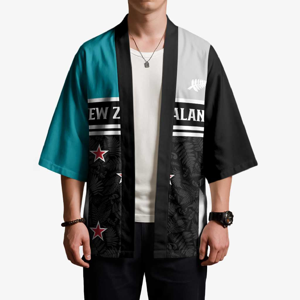 Custom NZ Cricket Pride Kimono Silver Fern Fan Supporter Apparel - Aussie Hoodie
