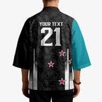 Custom NZ Cricket Pride Kimono Silver Fern Fan Supporter Apparel - Aussie Hoodie