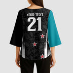 Custom NZ Cricket Pride Kimono Sleeve Blouse Silver Fern Fan Supporter Apparel - Aussie Hoodie