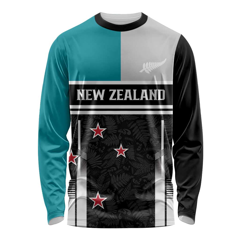 Custom NZ Cricket Pride Long Sleeve Shirt Silver Fern Fan Supporter Apparel - Aussie Hoodie