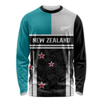 Custom NZ Cricket Pride Long Sleeve Shirt Silver Fern Fan Supporter Apparel - Aussie Hoodie