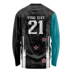 Custom NZ Cricket Pride Long Sleeve Shirt Silver Fern Fan Supporter Apparel - Aussie Hoodie