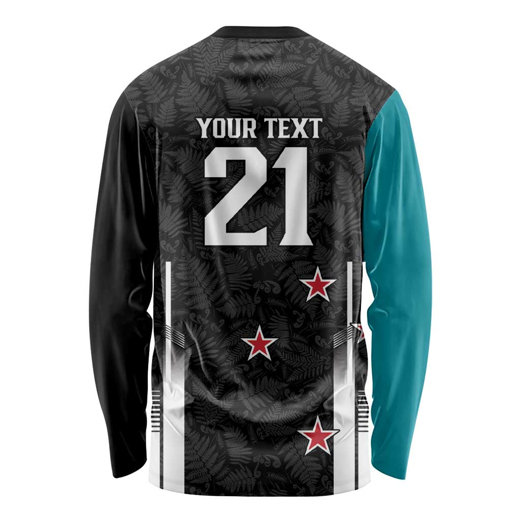 Custom NZ Cricket Pride Long Sleeve Shirt Silver Fern Fan Supporter Apparel - Aussie Hoodie