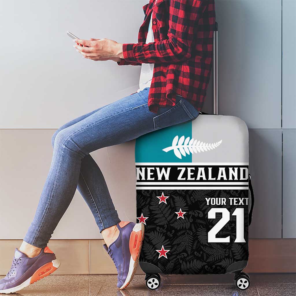 Custom NZ Cricket Pride Luggage Cover Silver Fern Fan Supporter Apparel - Aussie Hoodie