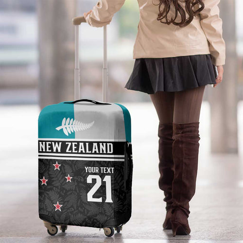 Custom NZ Cricket Pride Luggage Cover Silver Fern Fan Supporter Apparel - Aussie Hoodie