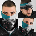 Custom NZ Cricket Pride Neck Gaiter Silver Fern Fan Supporter Apparel - Aussie Hoodie