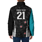 Custom NZ Cricket Pride Padded Jacket Silver Fern Fan Supporter Apparel - Aussie Hoodie