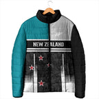 Custom NZ Cricket Pride Padded Jacket Silver Fern Fan Supporter Apparel - Aussie Hoodie