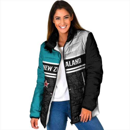 Custom NZ Cricket Pride Padded Jacket Silver Fern Fan Supporter Apparel - Aussie Hoodie