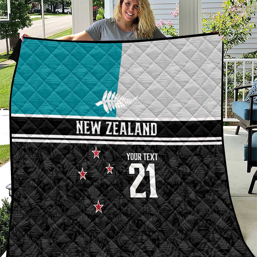 Custom NZ Cricket Pride Quilt Silver Fern Fan Supporter Apparel - Aussie Hoodie