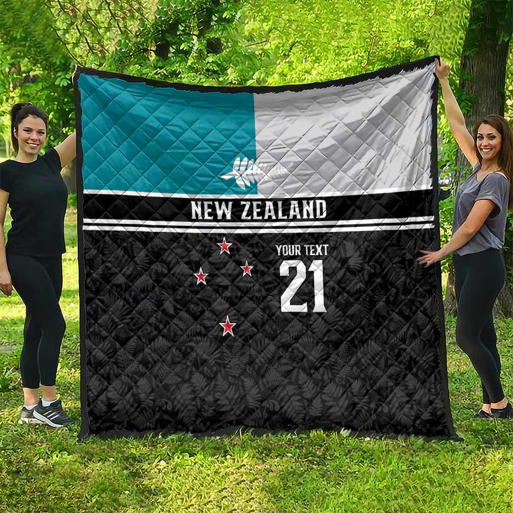 Custom NZ Cricket Pride Quilt Silver Fern Fan Supporter Apparel - Aussie Hoodie