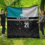 Custom NZ Cricket Pride Quilt Silver Fern Fan Supporter Apparel - Aussie Hoodie