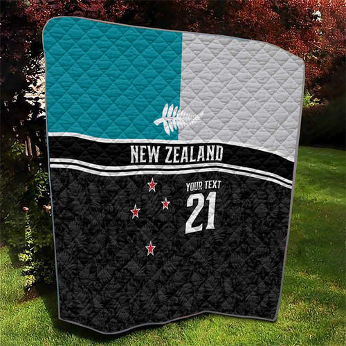 Custom NZ Cricket Pride Quilt Silver Fern Fan Supporter Apparel - Aussie Hoodie